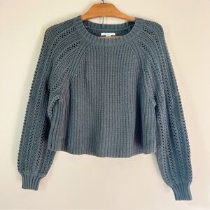 American Eagle Army Green Knit Sweater